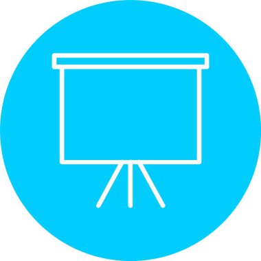 Whiteboard Vector Icon Design