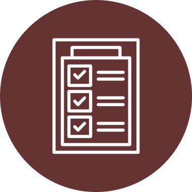 Checklist Vector Icon Design