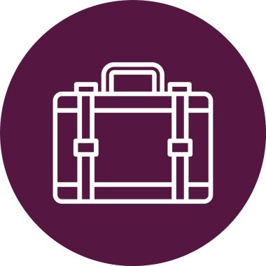 Suitcase Vector Icon Design