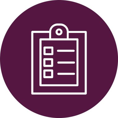 Clipboard Vector Icon Design