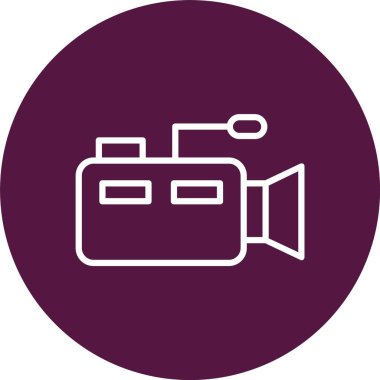 Video Camera Vector Icon Design