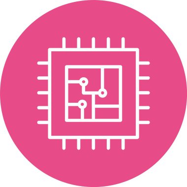 Processor Vector Icon Design