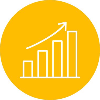 Büyüme Vektörü Simgesi Tasarımı