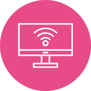 Monitor Vector Icon Design