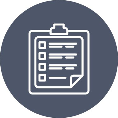 List  Vector Icon Design