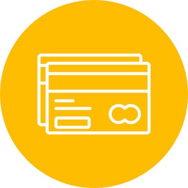 Kredi kartı vektör simgesi tasarımı