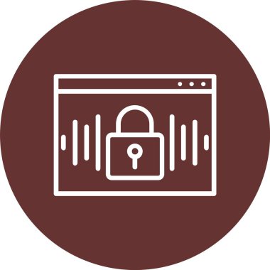 Voice Lock Vector Icon Design