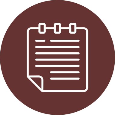 Notepad  Vector Icon Design