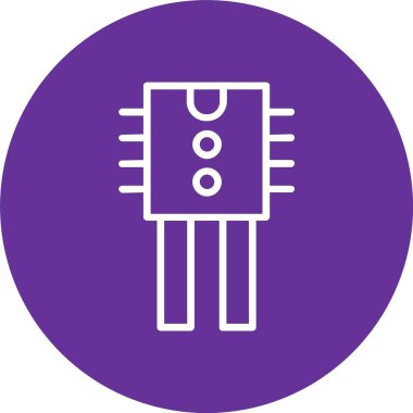 Transistor Vector Icon Design