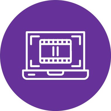 Video vektör simgesi tasarım
