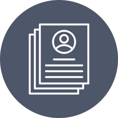 Candidates Vector Icon Design