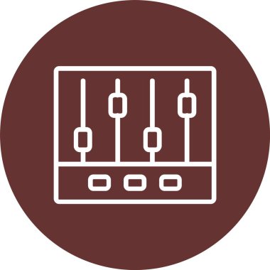 Control Panel Vector Icon Design