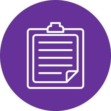 Clipboard Vector Icon Design