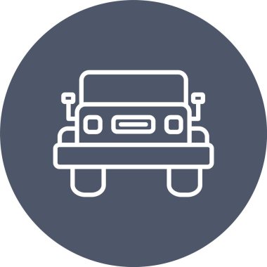 Jeep Vector Icon Design