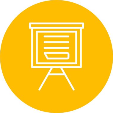 Tebeşir Tahtası Vektör Simgesi Tasarımı