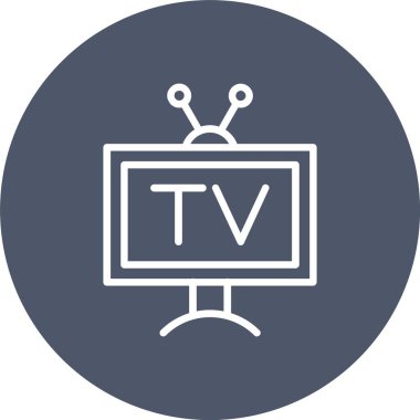 Television Vector Icon Design