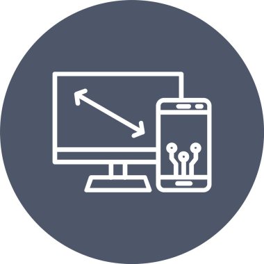 Yanıt Tasarım Vektör Satırı Vektör Simgesi Tasarımı