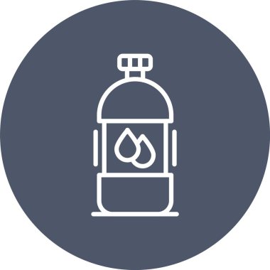 Water Bottle Vector Icon Design