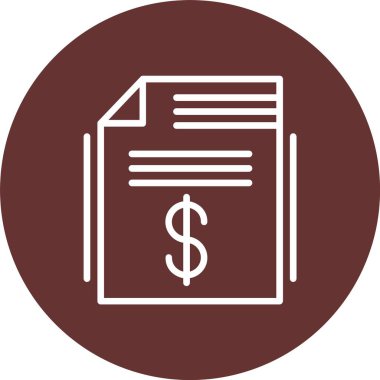 Invoice Vector Icon Design