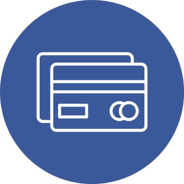 Kredi kartı vektör simgesi tasarımı