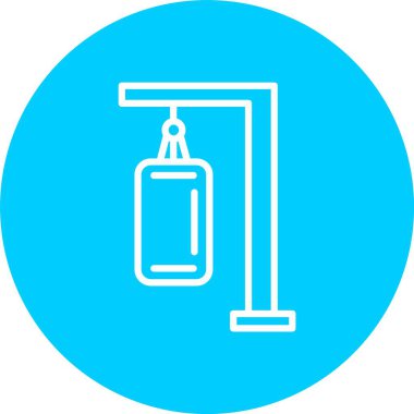 Kum Torbası Vektör Simgesi Tasarımı