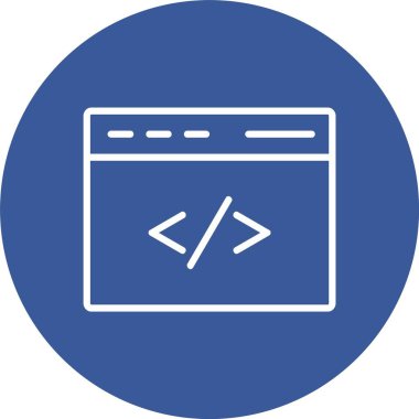 Coding Vector Icon Design