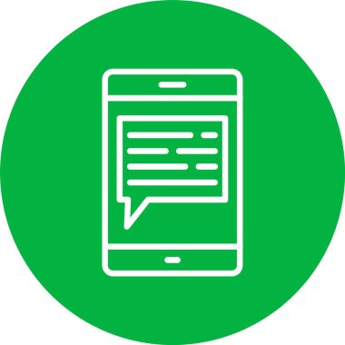 İleti vektör simgesi tasarım