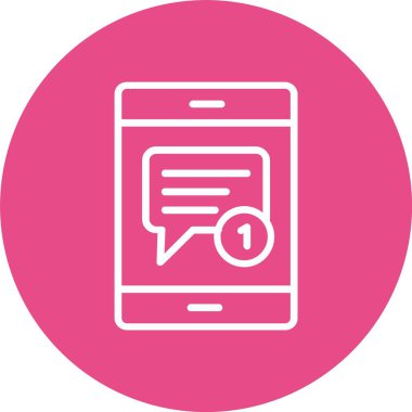 İleti vektör simgesi tasarım