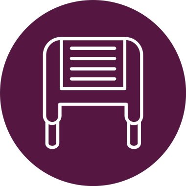 Capacitor Vector Icon Design