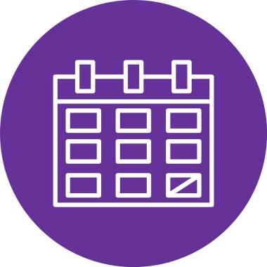 Takvim vektör simgesi tasarım