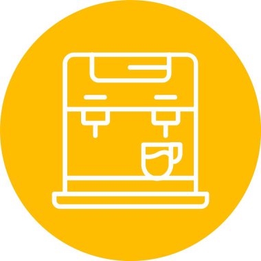 Coffee Maker Vector Icon Design