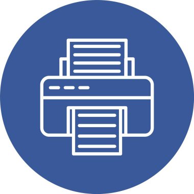 Yazıcı vektör simgesi tasarım