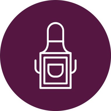 Apron Vector Icon Design