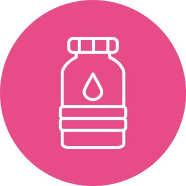 Water Bottle Vector Icon Design