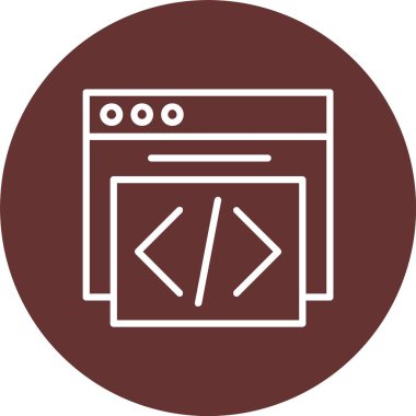 Code Vector Icon Design