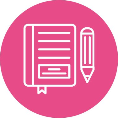 Notebook Vector Icon Design