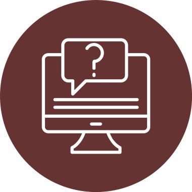 Danışman Vektör Simgesi Tasarımı