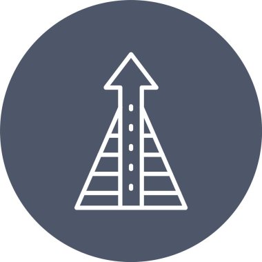 Üst Vektör Simgesi Tasarımına Geç