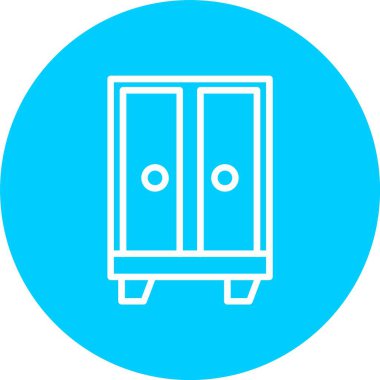 Cupboard Vector Icon Design
