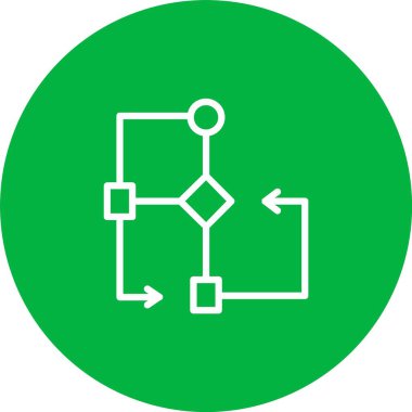 Flow Chart  Vector Icon Design