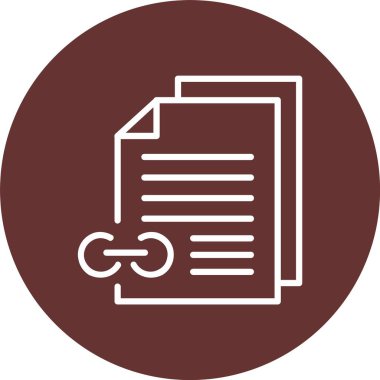 İlişki Vektörü Simgesi Tasarımı