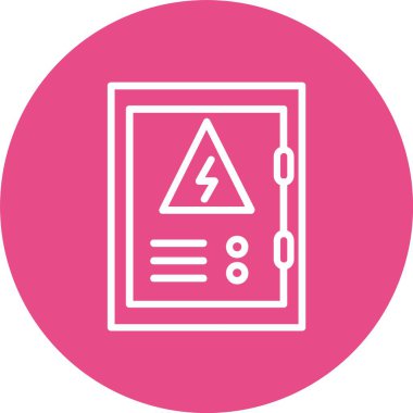 Electrical Panel Vector Icon Design