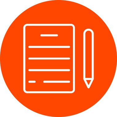 Writing Vector Icon Design