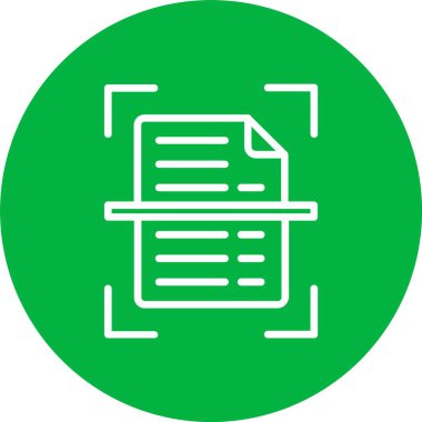 Scanner Vector Icon Design
