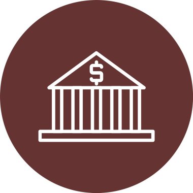 Bank Vector Icon Design