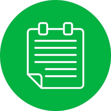 Notepad Vector Icon Design