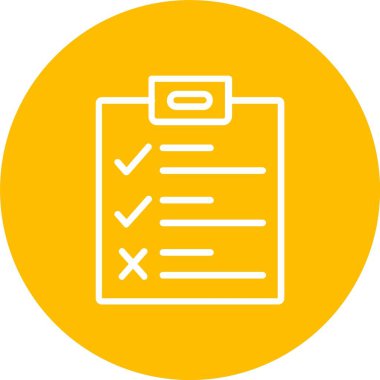 Checklist Vector Icon Design