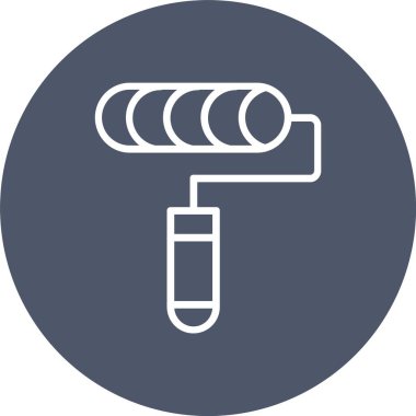 Paint Roller Vector Icon Design