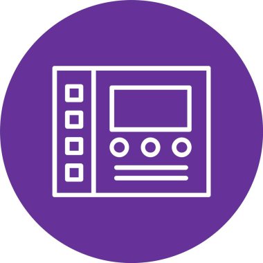 Control Panel Vector Icon Design