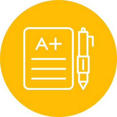 Exam Vector Icon Design